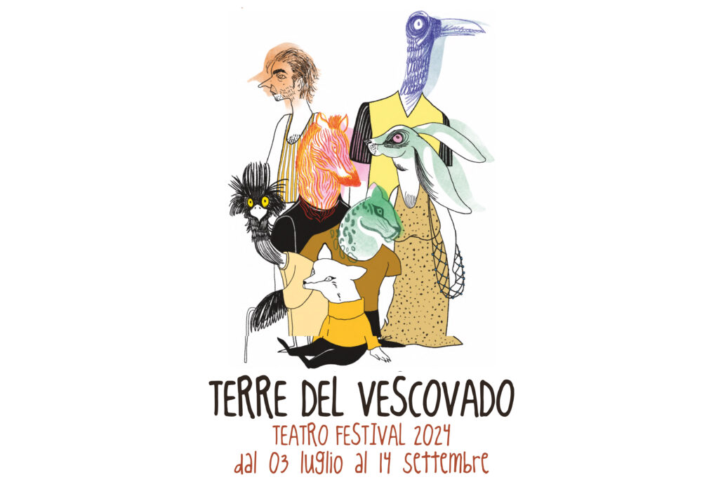 Illustrazione del cartellone del Teatro Festival delle Terre del vescovado